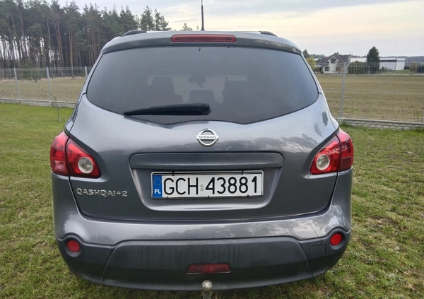 Nissan Qashqai+2 cena 23900 przebieg: 266289, rok produkcji 2009 z Brusy małe 46